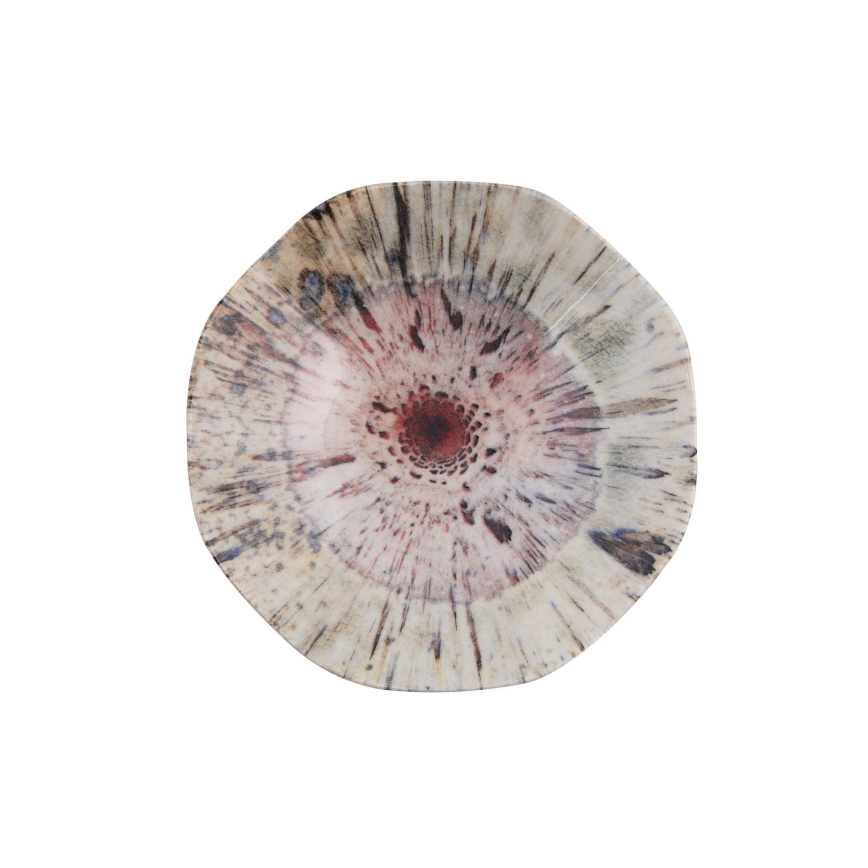 24-osaline värviline portselanist söögikomplekt