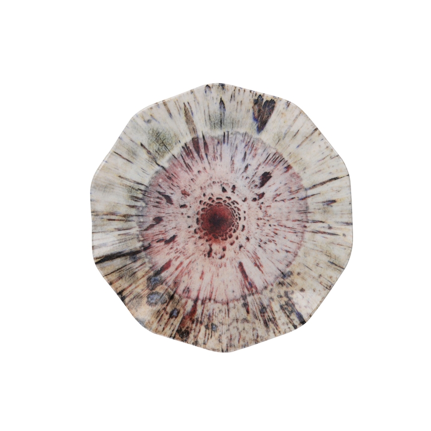 24-osaline värviline portselanist söögikomplekt