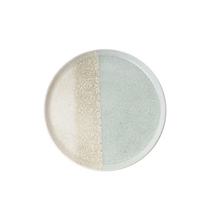 27-osaline söögikomplekt, beež/roheline, portselan