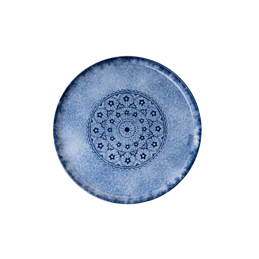 27-osaline söögikomplekt, sinine/portselan