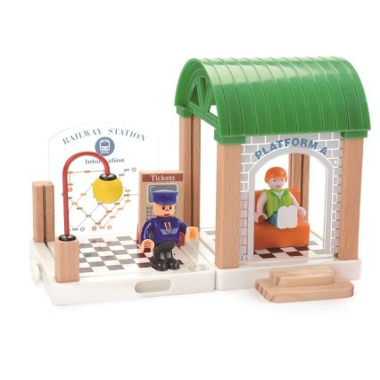 2Kids Toys - 200-osaline linn ja küla rongikomplekt