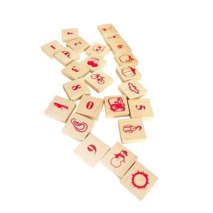 2Kids Toys - 220-osaline naturaalsetest puidust klotside komplekt