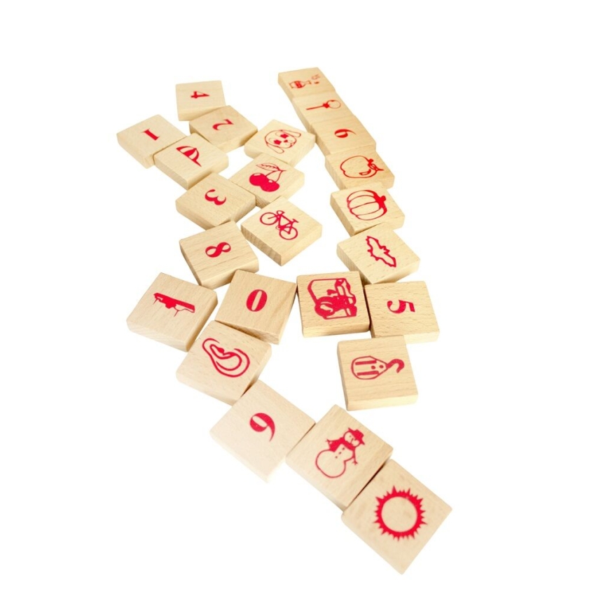 2Kids Toys - 220-osaline naturaalsetest puidust klotside komplekt