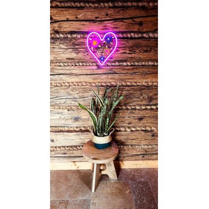 2Kids Toys - LED Neoon seinakaunistus LED/5W/USB süda