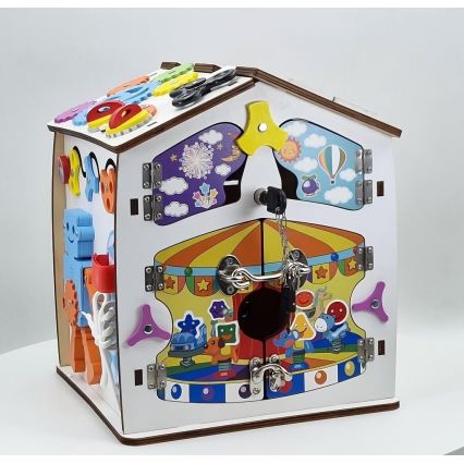 2Kids Toys - majakujuline tegevuslaud valge