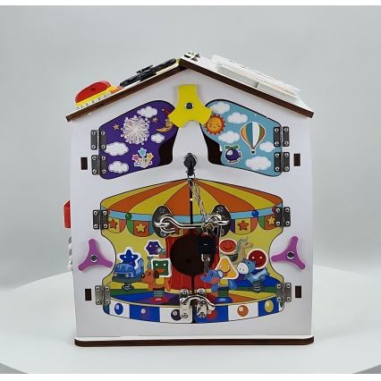 2Kids Toys - majakujuline tegevuslaud valge