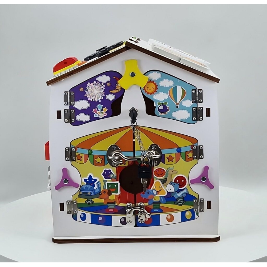 2Kids Toys - majakujuline tegevuslaud valge