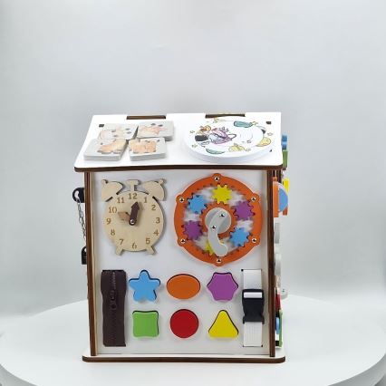 2Kids Toys - majakujuline tegevuslaud valge