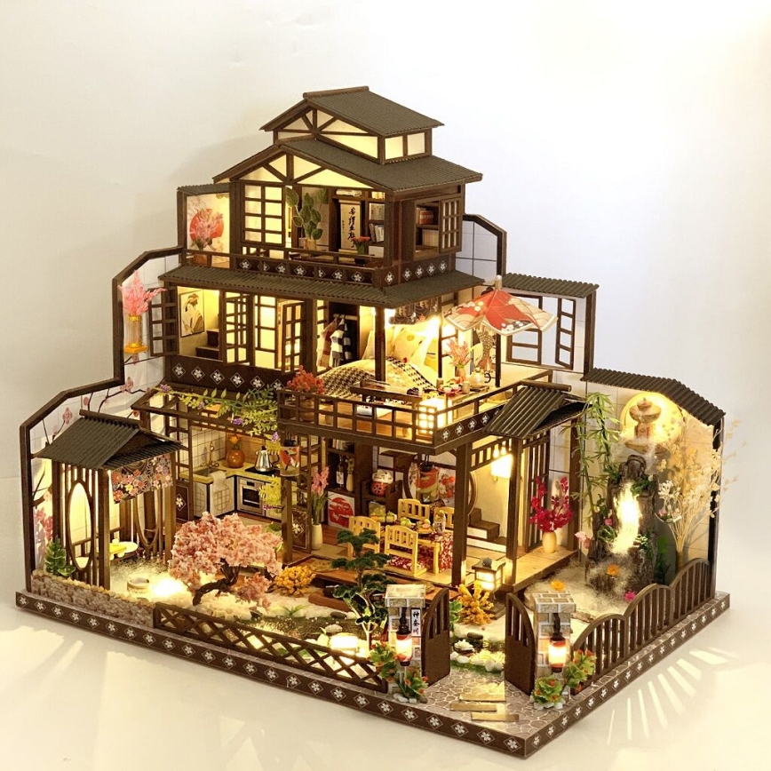 2Kids Toys - Minimaja Uhke sakura villa 2xAAA