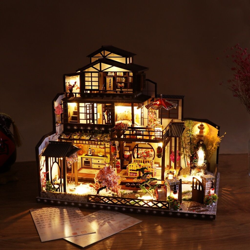 2Kids Toys - Minimaja Uhke sakura villa 2xAAA