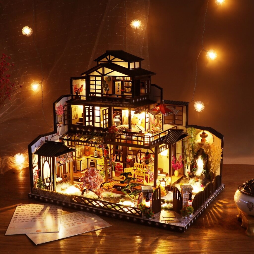 2Kids Toys - Minimaja Uhke sakura villa 2xAAA