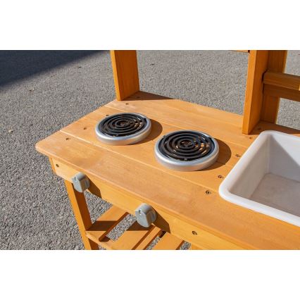 2Kids Toys - Puidust aiaköök valamuga