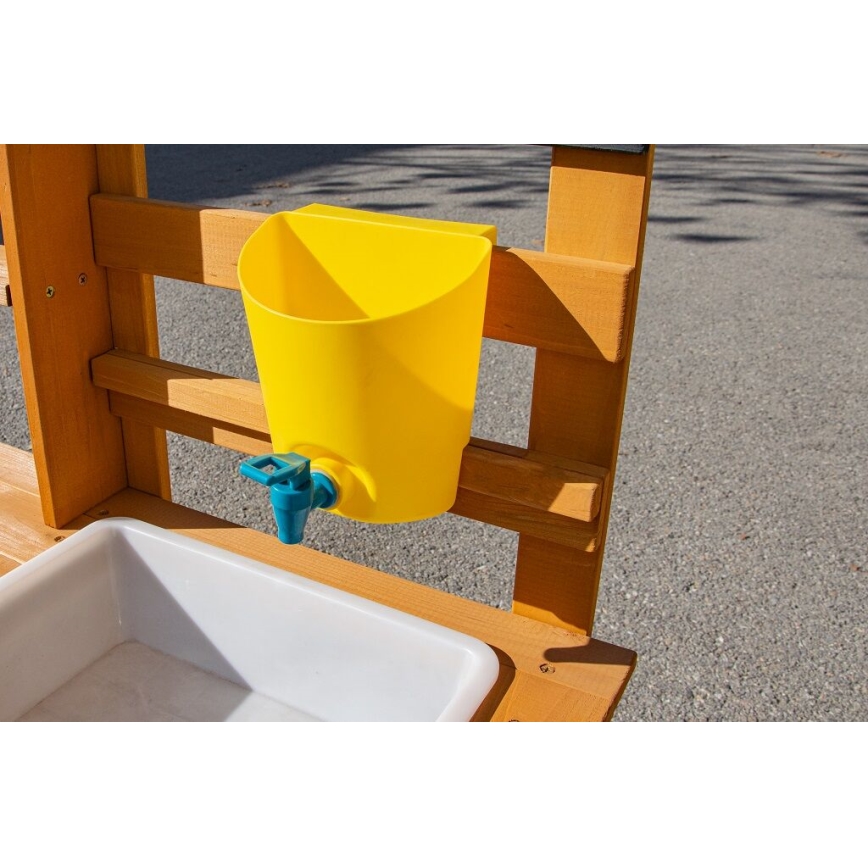 2Kids Toys - Puidust aiaköök valamuga