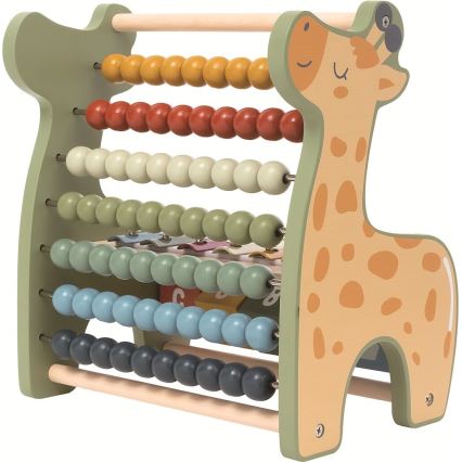 2Kids Toys - Puidust multifunktsionaalne Arvelaud Kaelkirjak