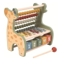 2Kids Toys - Puidust multifunktsionaalne arvutusmänguasi Kaelkirjak