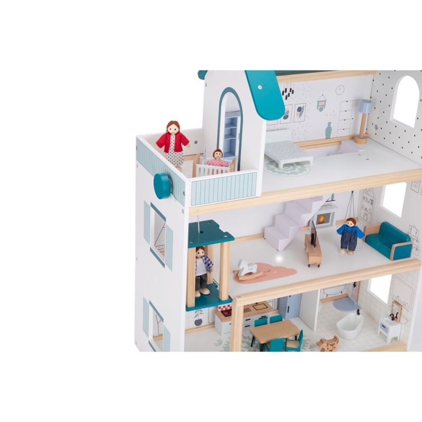 2Kids Toys - Puidust nukumaja Barbora