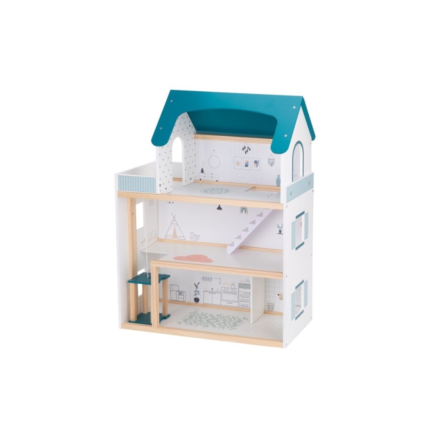 2Kids Toys - Puidust nukumaja Barbora