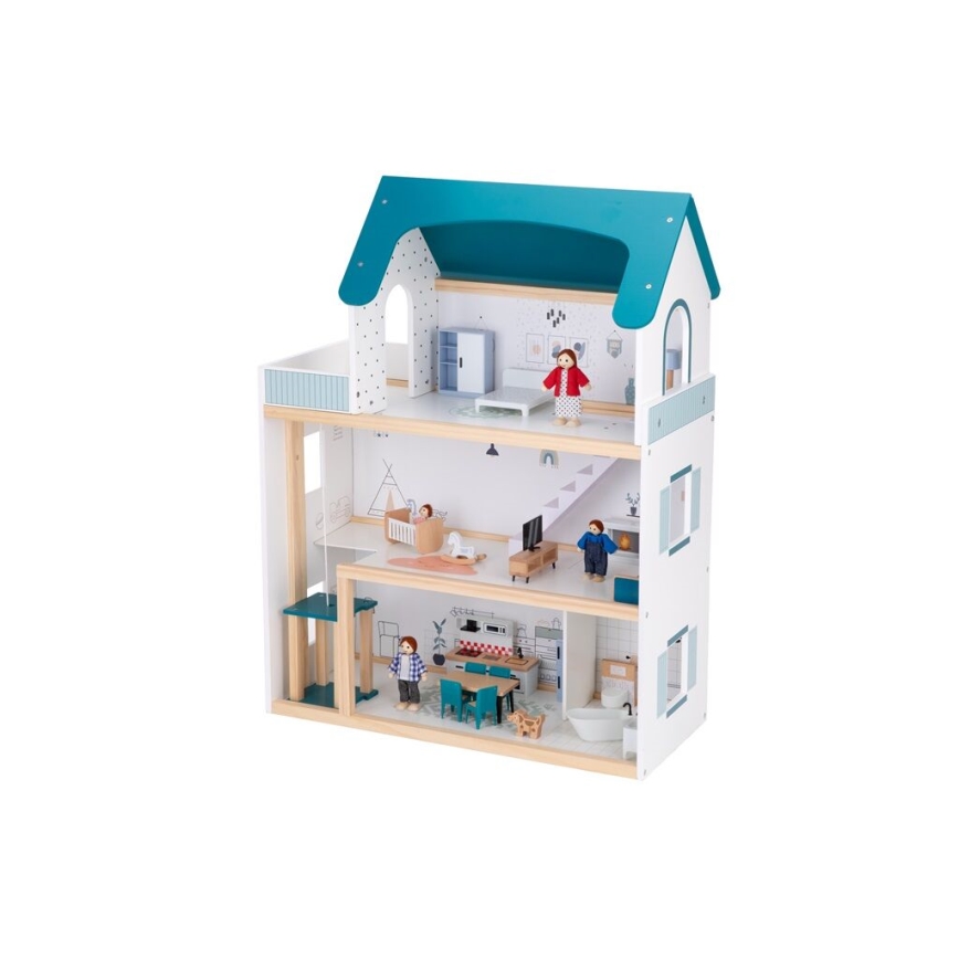 2Kids Toys - Puidust nukumaja Barbora