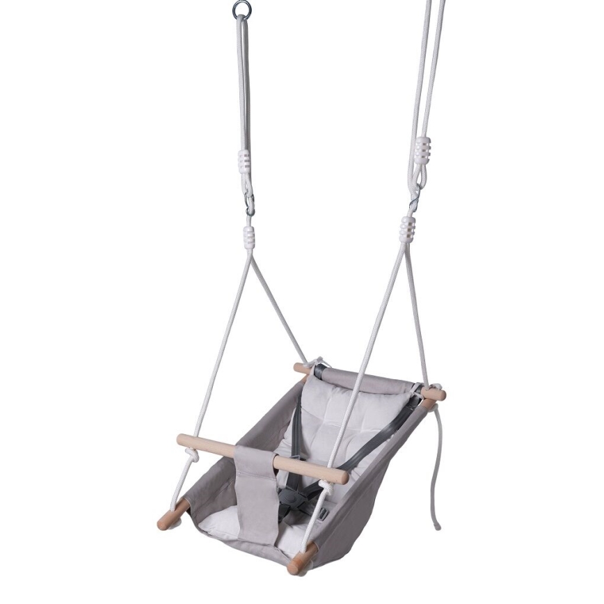 2Kids Toys - Tekstiilist kiik lastele ja väikelastele hall
