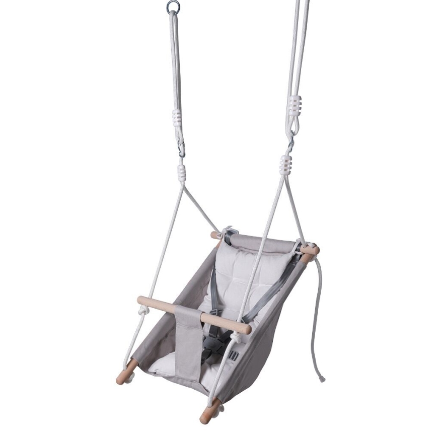 2Kids Toys - Tekstiilist kiik lastele ja väikelastele hall