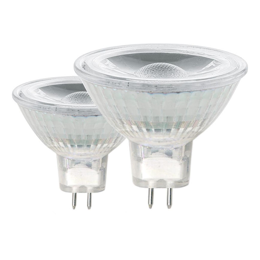 2x LED-pirn GU5,3/MR16/3W 3000K - Eglo 11512
