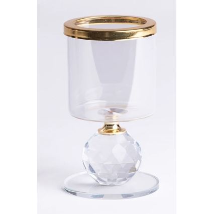 3-osaline kuldne küünlajalgade komplekt