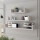 3-osaline TRIO seinariiulite komplekt 11x40/60/80 cm kašmiir