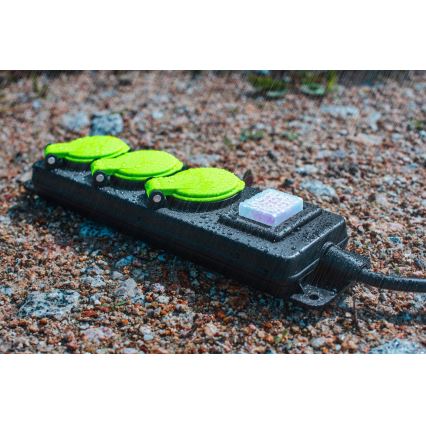 3-pesaline pikendusjuhe lülitiga 20m IP44