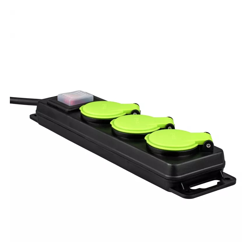 3-pesaline pikendusjuhe lülitiga 20m IP44