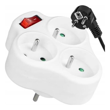 3-pesaline voolujaotur lülitiga