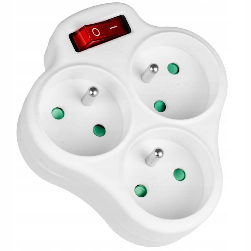 3-pesaline voolujaotur lülitiga