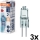 3-pirni komplekt HALOSTAR ahjupirn G4/20W/12V 2700K - Osram