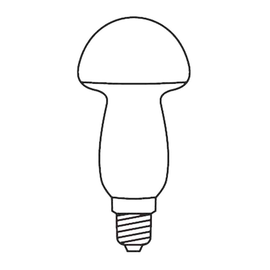 3 x Asenduspirn MUSHROOM E10/20V/0,1A punane - toodetud Euroopas