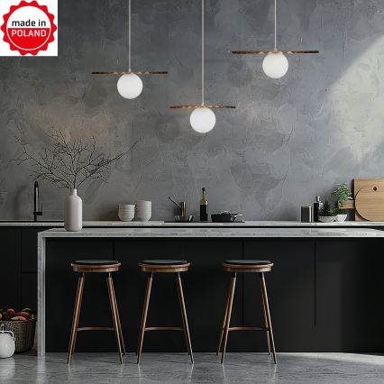 3‑osaline komplekt: SUNPLISS ripatslambid kaabliga, 1xG9/10W/230V, kuldne/kreemjas