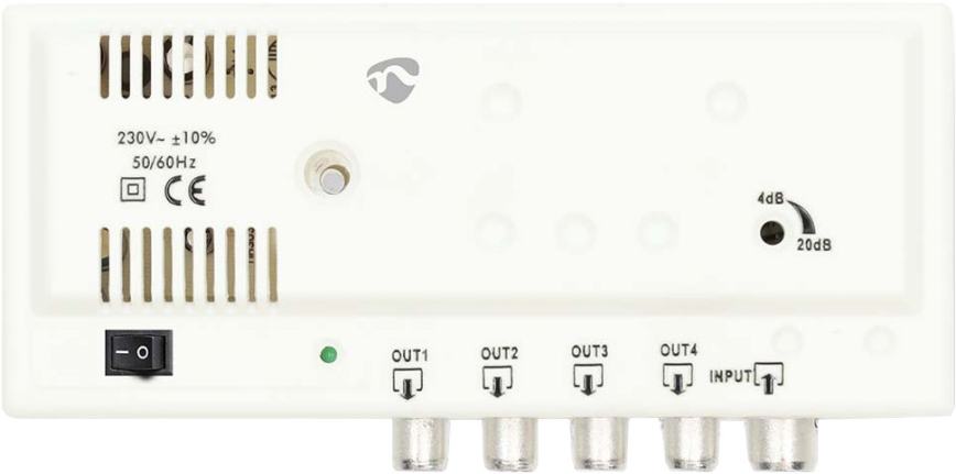 4-ribaline antennivõimendi 230 V