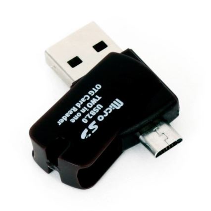 4-ühes Micro SDHC 16GB + SD adapter + Micro SD lugeja + OTG adapter