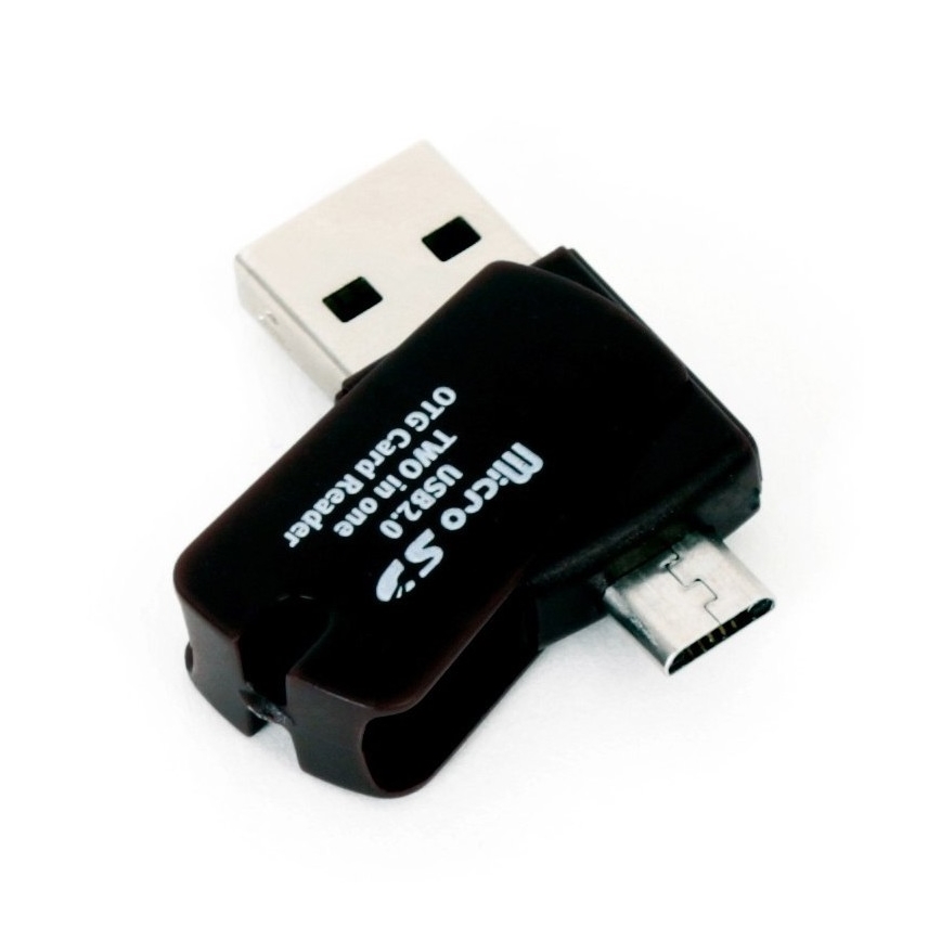 4-ühes Micro SDHC 16GB + SD adapter + Micro SD lugeja + OTG adapter