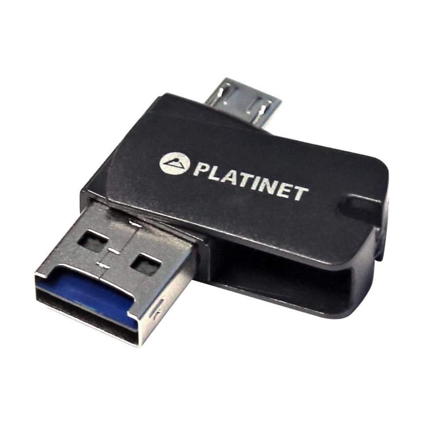 4-ühes MicroSDHC 32GB + SD Adapter + MicroSD Kaardilugeja + OTG Adapter