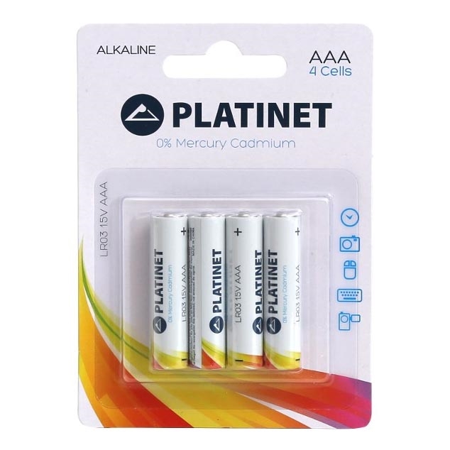 4x Alkaline patarei AAA PRO 1,5V