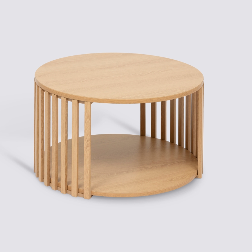 5five - Kohvilaud VINKY Ø 60 cm, pruun