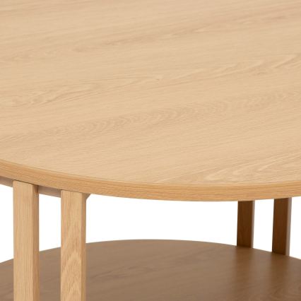 5five - Kohvilaud VINKY Ø 60 cm, pruun