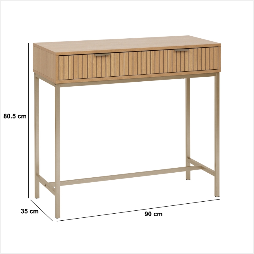 5five - Konsoollaud OPUS 90x35 cm pruun