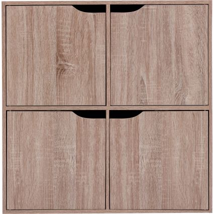 5five - Kummut TIDY 68x68x32 cm pruun