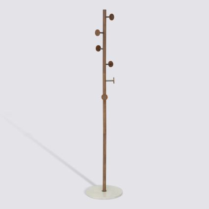 5five - Seisev riidenagi PERY 175x36,5 cm pruun/valge