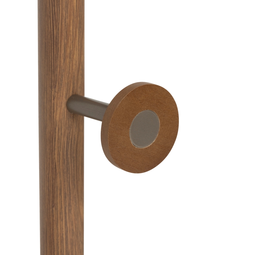 5five - Seisev riidenagi PERY 175x36,5 cm pruun/valge