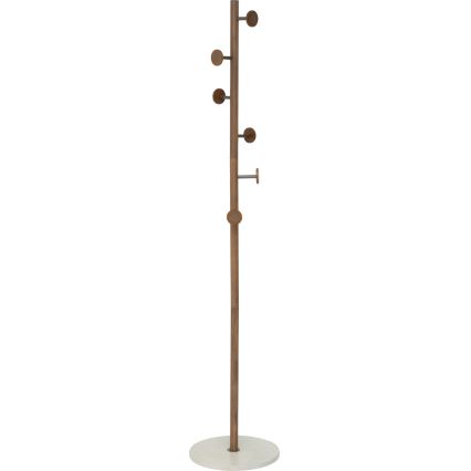 5five - Seisev riidenagi PERY 175x36,5 cm pruun/valge
