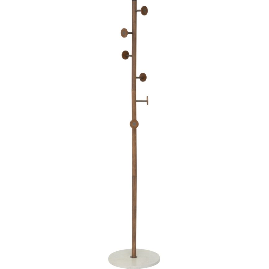 5five - Seisev riidenagi PERY 175x36,5 cm pruun/valge