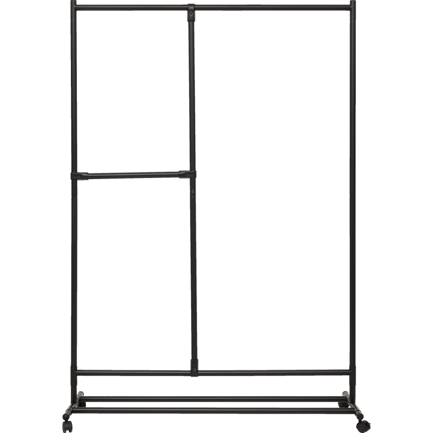 5five - Seisev riidepuu KENY 173x117 cm must