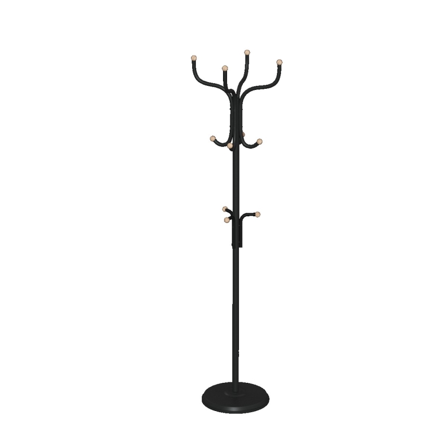 5five - Seisev riidepuu RAFU 178x43 cm must