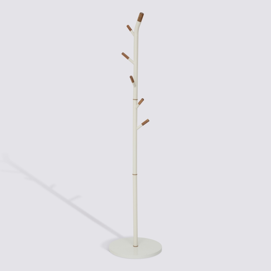 5five - Seisev riidepuu TALO 175,5x40 cm valge/pruun
